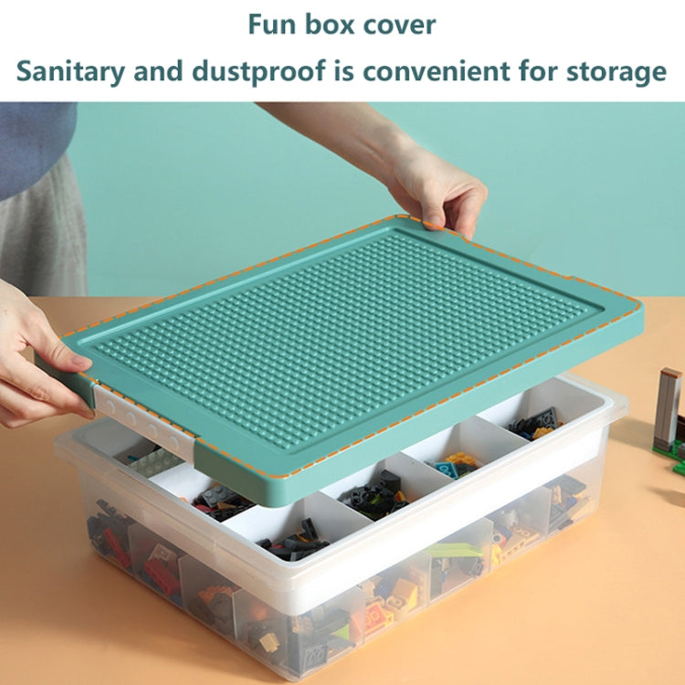 Children Toy Parts Building Blocks Storage Box(Green) - Storage Boxes by buy2fix | Online Shopping UK | buy2fix