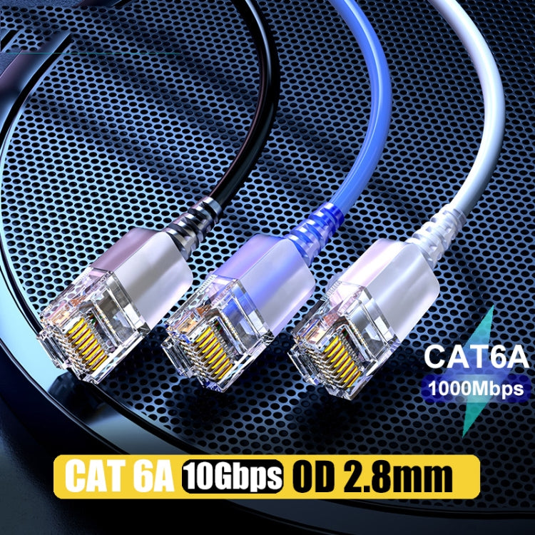 SAMZHE Cat6A Ethernet Cable UTP Network Patch Cable 1.5m(Black) - Lan Cable and Tools by SAMZHE | Online Shopping UK | buy2fix