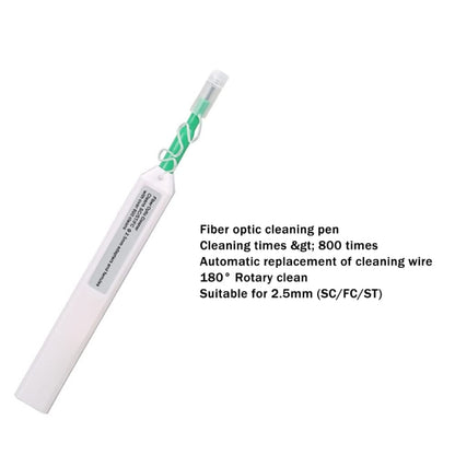 10 In 1 Optical Fiber Cleaning Tool Kit 1.25/2.5mm Fiber Cleaning Pen - Lan Cable and Tools by buy2fix | Online Shopping UK | buy2fix