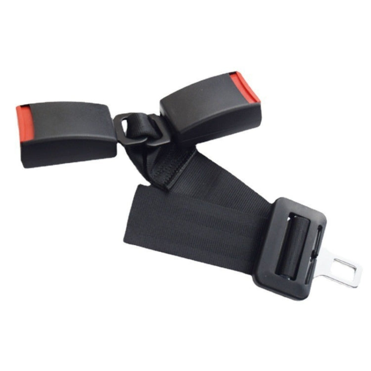 One Support and Two Extension Belt Car Rear Two-seat Seat Safety Belt Connector - Seat Belts & Padding by buy2fix | Online Shopping UK | buy2fix