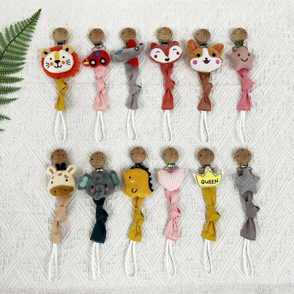 Animal Head Pacifier Chain Newborn Pacifier Clip, Style: Car - Cups & Silicone Nipple by buy2fix | Online Shopping UK | buy2fix