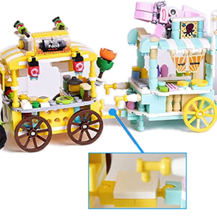 LELE BROTHER Children Assembling Mini City Street Scene Building Blocks, Style: 8613-8 Dessert Car - Building Blocks by LELE BROTHER | Online Shopping UK | buy2fix