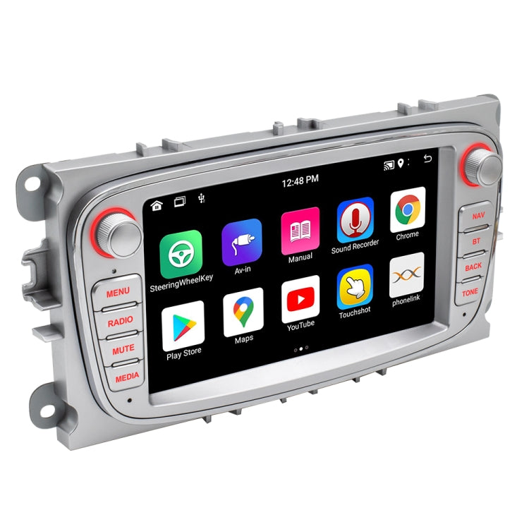 For Ford Focus 7 Inch HD Android Navigation Bluetooth RDS Radio, Size: 2+64G(Silver) - Car MP3 & MP4 & MP5 by buy2fix | Online Shopping UK | buy2fix