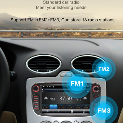 For Ford Focus 7 Inch HD Android Navigation Bluetooth RDS Radio, Size: 1+32G(Silver) - Car MP3 & MP4 & MP5 by buy2fix | Online Shopping UK | buy2fix