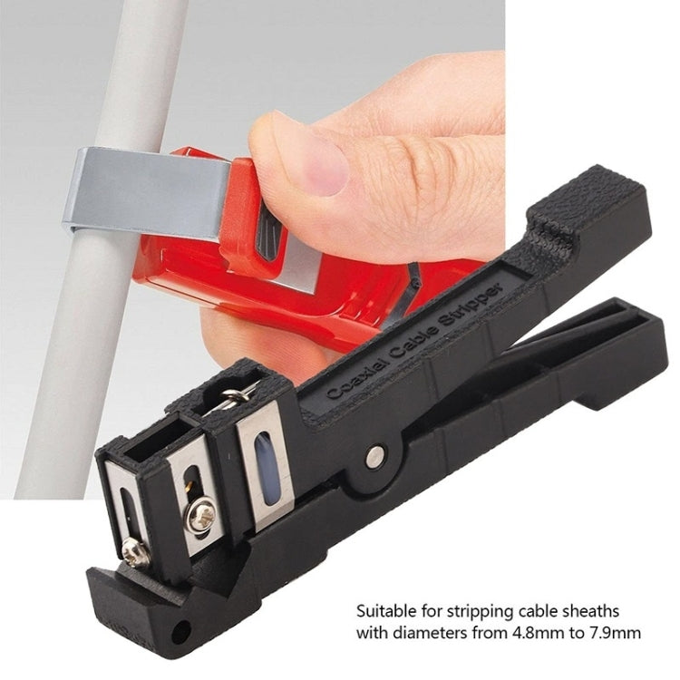 Komshine Horizontal Loose Tube Stripper Fiber Optic Cable Stripping Tool(45-165) - Lan Cable and Tools by Komshine | Online Shopping UK | buy2fix