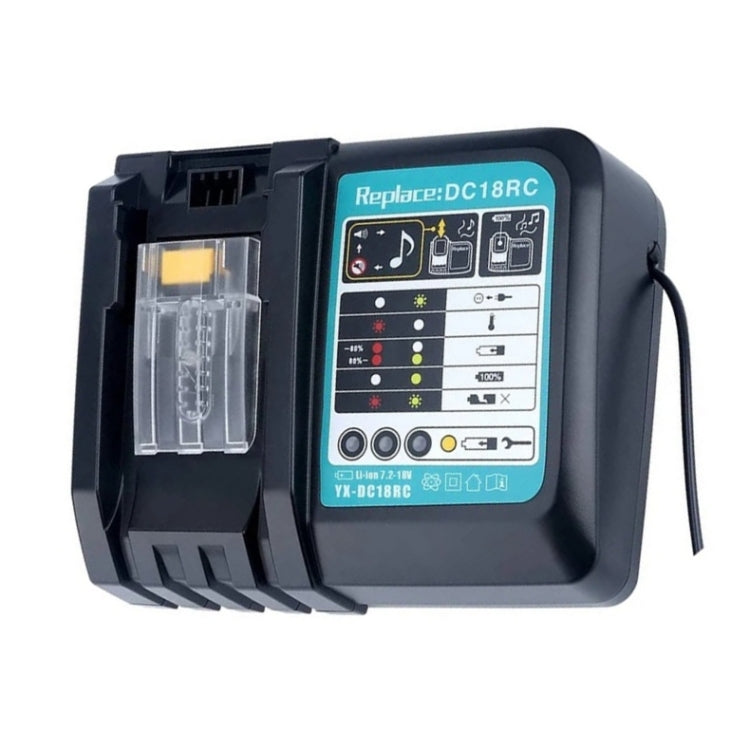 LUOMASHI For Makita 18V Lithium Battery Charger, Model: EU Plug - Electric Saws & Accessories by LUOMASHI | Online Shopping UK | buy2fix