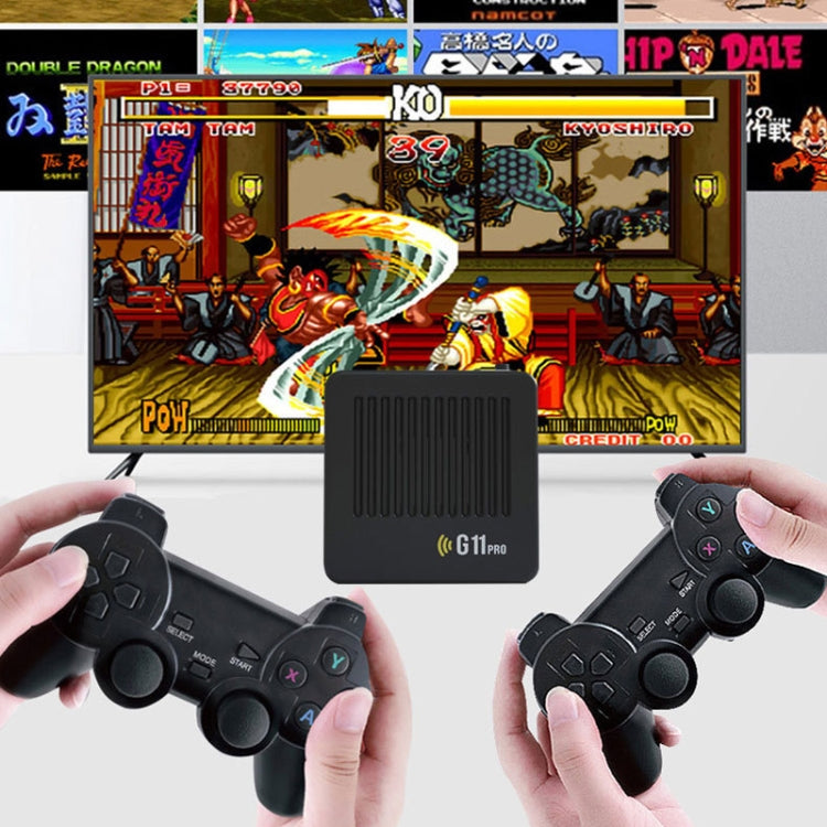 G11 PRO Game Machine TV Box Dual System HDMI HD 4K Retro Arcade, Style: 128G+Charging Handle - Pocket Console by buy2fix | Online Shopping UK | buy2fix