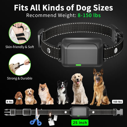 Color Screen Dragon Two Remote Control Pet Electric Shock Circular Dog Trainer(Black) - Training Aids by buy2fix | Online Shopping UK | buy2fix