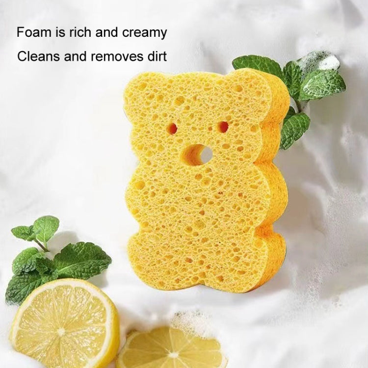 Baby Bathing Wood Pulp Sponge Cute Cartoon Soft Bath Sponge Bath Scrubber, Model: Little Star - Bath Brushes & Sponges by buy2fix | Online Shopping UK | buy2fix