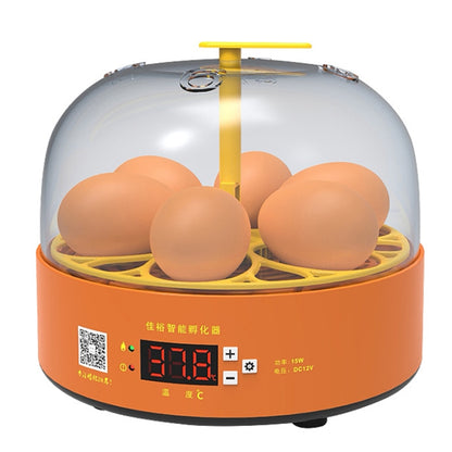 6-Eggs Small Household Experimental Children Smart Chicken Incubators, Spec: Dual-electric Automatic US Plug - Incubators by buy2fix | Online Shopping UK | buy2fix