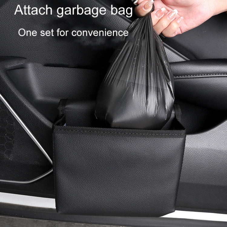 Car Folding Trash Can Multifunctional Seatback Hanging Storage Box(Black) - Stowing Tidying by buy2fix | Online Shopping UK | buy2fix