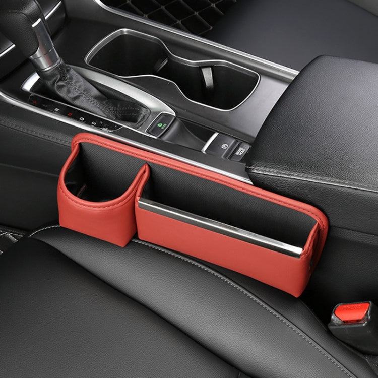 Automotive Seat Clamp Seam Organizer Car Decoration Storage Bag Water Cup Model, Style: Passenger Red - Stowing Tidying by buy2fix | Online Shopping UK | buy2fix