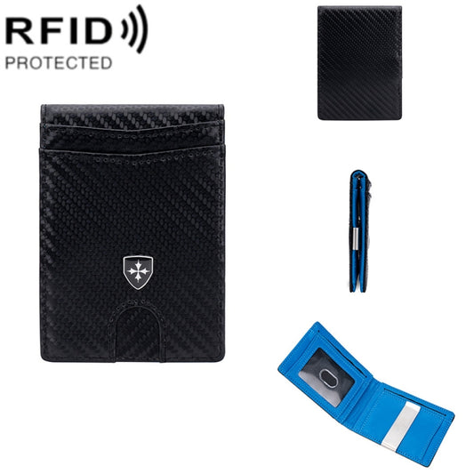 Baellerry RFID Anti-Theft Multi-Card Slot Contrasting Color Wallet Card Holder(Dark Blue) - Antimagnetic RFID Package by Baellerry | Online Shopping UK | buy2fix