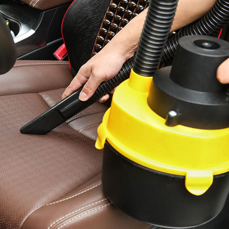 Vehicle Vacuum Cleaner For Wet And Dry Use Large Round Tub Car Cleaning Tool, Style: 12V Car Model - Vacuum Cleaner by buy2fix | Online Shopping UK | buy2fix