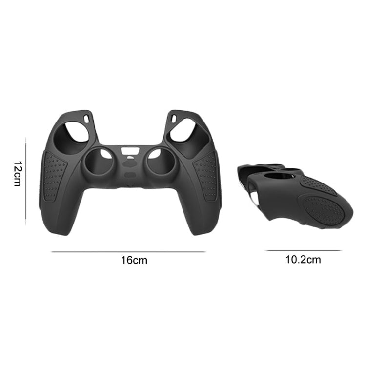 For PS5 Gamepad Silicone Protective Case Anti-Skid Soft Silicone Cover, Color: Black - Cases by buy2fix | Online Shopping UK | buy2fix