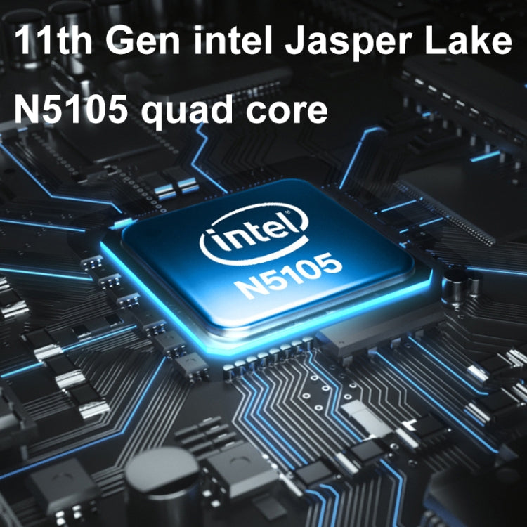 M6 N100 8G+0 EU Plug 11th Gen Intel Jasper Lake N5105 4K/60FPS HD Pocket Mini PC - Windows Mini PCs by buy2fix | Online Shopping UK | buy2fix
