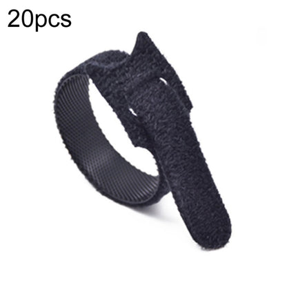 20pcs Nylon Fixed Packing Tying Strap Data Cable Storage Bundle, Model: 10 x 150mm Black - Cable Organizer by buy2fix | Online Shopping UK | buy2fix