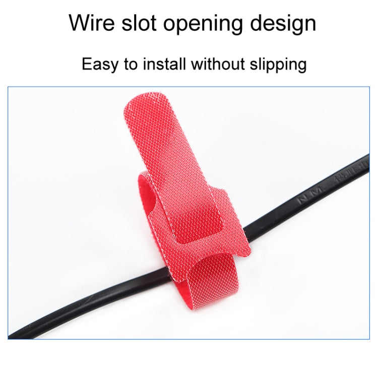 20pcs Nylon Fixed Packing Tying Strap Data Cable Storage Bundle, Model: 12 x 200mm Red - Cable Organizer by buy2fix | Online Shopping UK | buy2fix