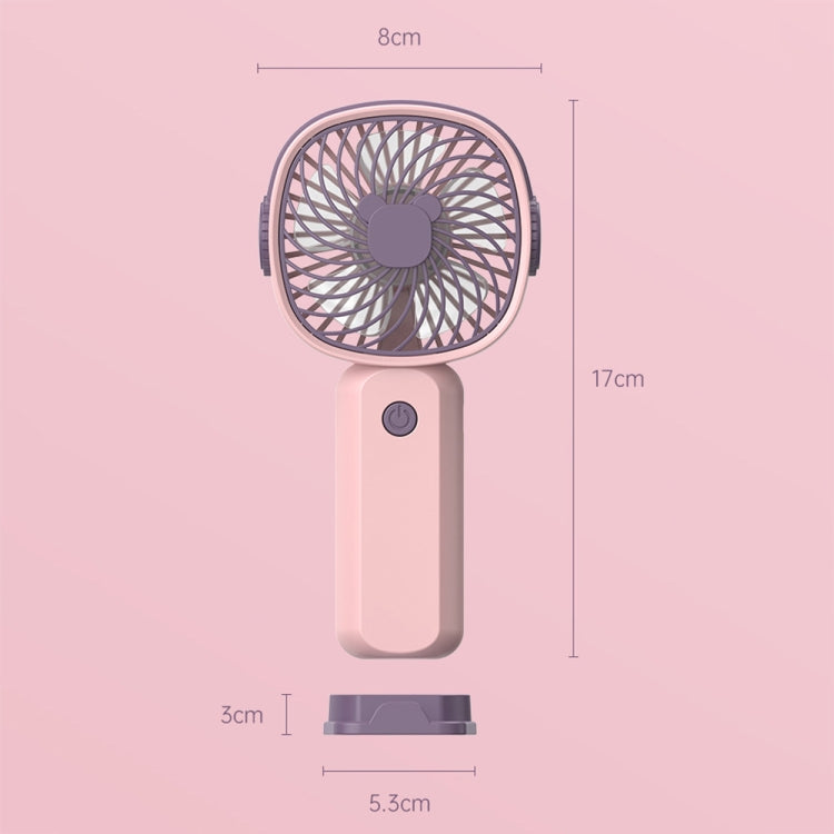 Handheld Portable Mini Multifunctional Fan With Phone Holder Function, Color: Yellow Green no Battery - Electric Fans by buy2fix | Online Shopping UK | buy2fix