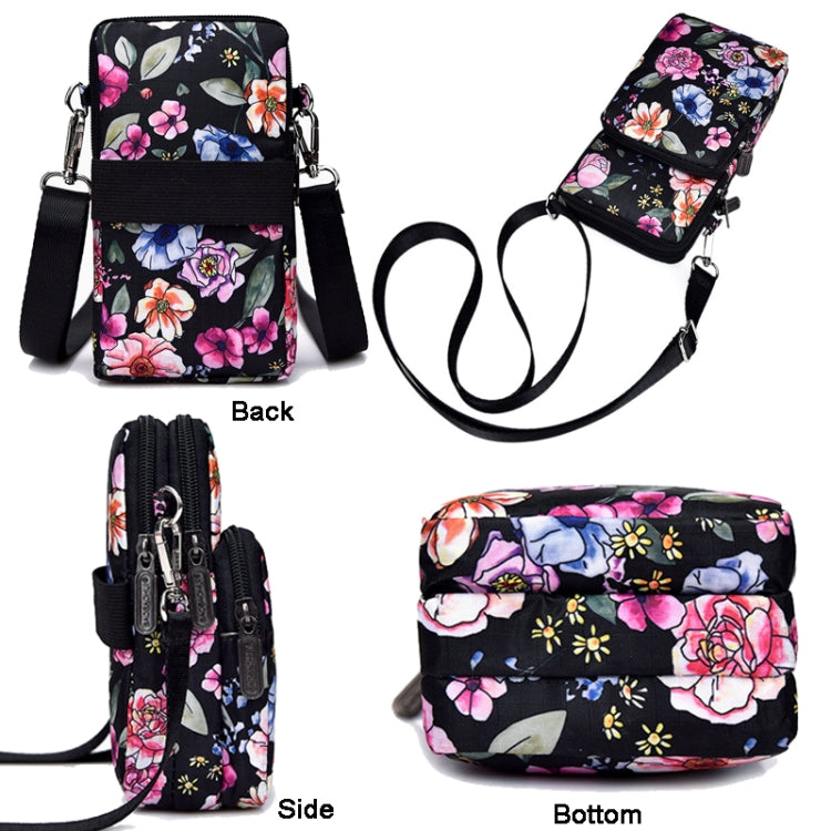 Printed Crossbody Mobile Phone Bag Mini Wallet With Arm Band, Style: Star - Single-shoulder Bags by buy2fix | Online Shopping UK | buy2fix