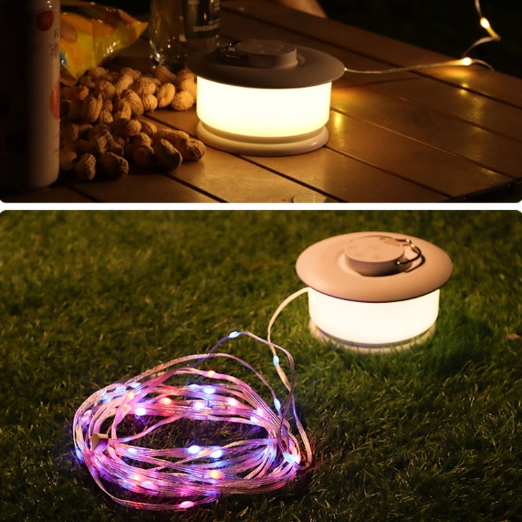 JSK-L20 Outdoor Camping Lamp LED Tent Atmosphere Light String(White) - Camping Lighting by buy2fix | Online Shopping UK | buy2fix