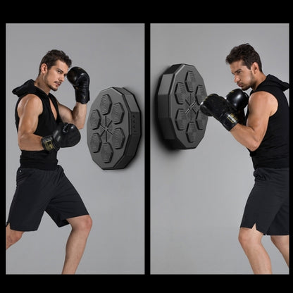 Bluetooth Intelligent Music Boxing Trainer Wall Mounted Electronic Boxing Practice With Adult Black Gloves - Boxing by buy2fix | Online Shopping UK | buy2fix