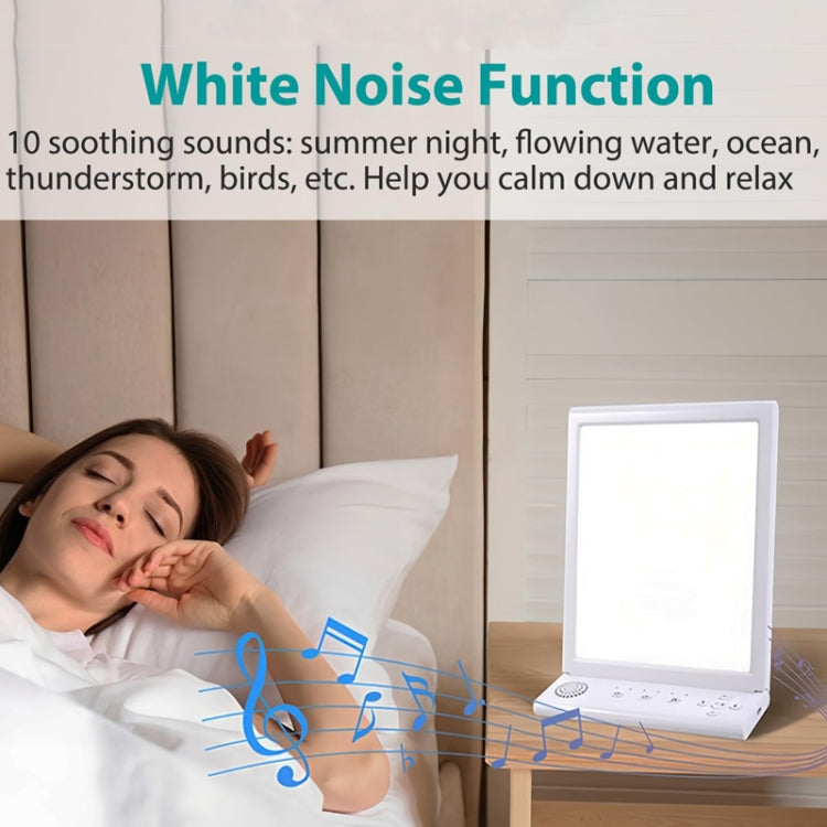 SAD White Noise Phototherapy Lamp Smart Emotional Night Light Music Decompression Therapy Light With Type-C Line+US Plug - Others by buy2fix | Online Shopping UK | buy2fix