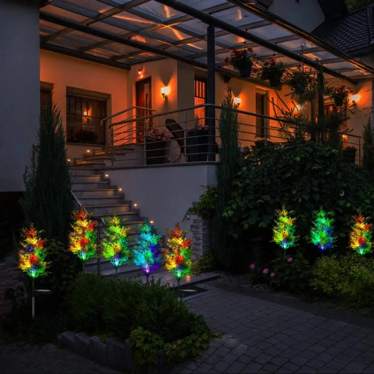 Solar Ground Lamp LED Garden Decorative Landscape Lights Villa Lawn Lights(Christmas Tree) - Solar Lights by buy2fix | Online Shopping UK | buy2fix