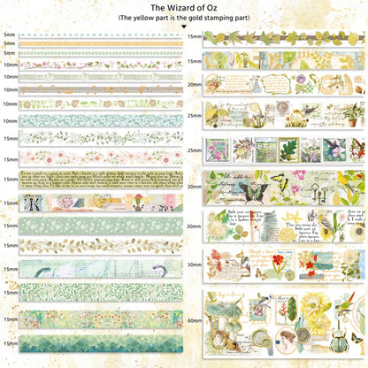 27rolls /Box Long Season Washi Tape DIY Scrapbook Stickers(Wild Adventure) - Handbook Decorative Stickers by buy2fix | Online Shopping UK | buy2fix