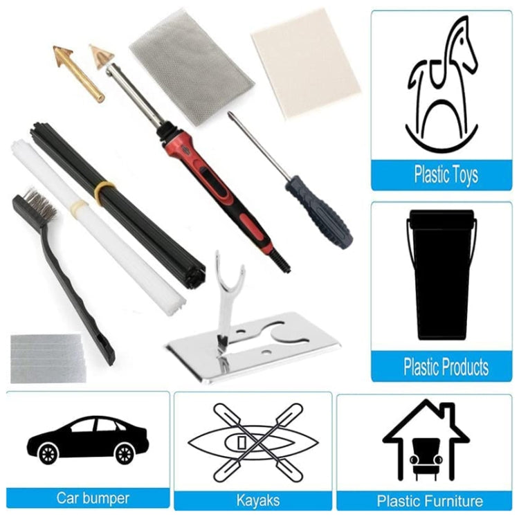 53pcs /Set Plastic Parts Repair Tool Car Bumper Restorating Kit Set, Specification: EU Plug - Hand Tool Sets by buy2fix | Online Shopping UK | buy2fix