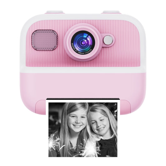 M8 2.4-Inch 1080P HD 2400W Pixel Dual-Camera Children Thermal Printing Camera, Color: Pink - Children Cameras by buy2fix | Online Shopping UK | buy2fix