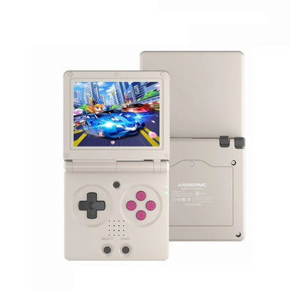 ANBERNIC RG35XXSP 3.5'' IPS Screen Flip Handheld Console Linux System WIFI Retro Video Game Player  64G+128G(Grey) - Pocket Console by ANBERNIC | Online Shopping UK | buy2fix