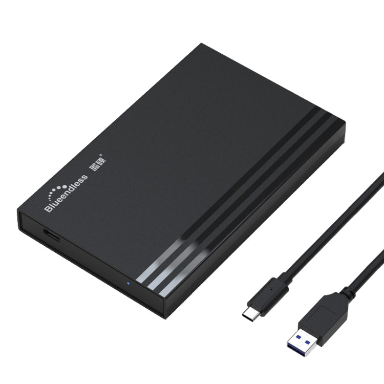 Blueendless MR23S 2.5-inch SATA Mobile Hard Disk Enclosure Tool-free Laptop External SSD, Spec: Type-C - HDD Enclosure by Blueendless | Online Shopping UK | buy2fix