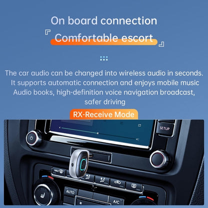 Car AUX Bluetooth 5.3 Audio Receiver Transmitter - Audio Receiver Transmitter by buy2fix | Online Shopping UK | buy2fix