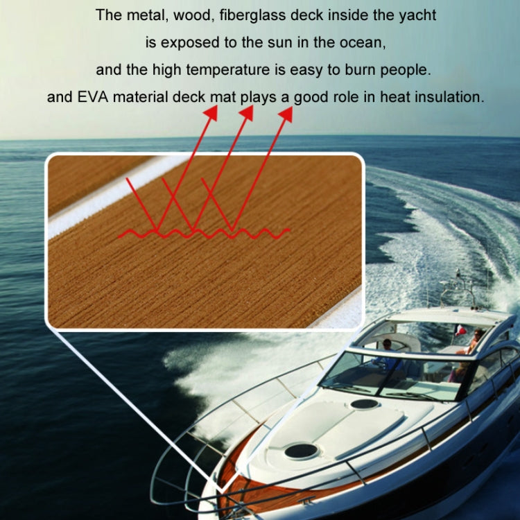 240x45x0.6cm Yacht RV Modification Imitation Teak Floor EVA Anti-slip Mat - Floor Mats by buy2fix | Online Shopping UK | buy2fix