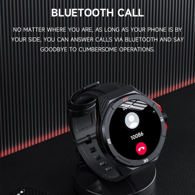 LOKMAT COMET2 PRO 1.46-Inch 5ATM Waterproof Bluetooth Call Smart Watch, Color: Black Stainless Steel - Smart Watches by LOKMAT | Online Shopping UK | buy2fix