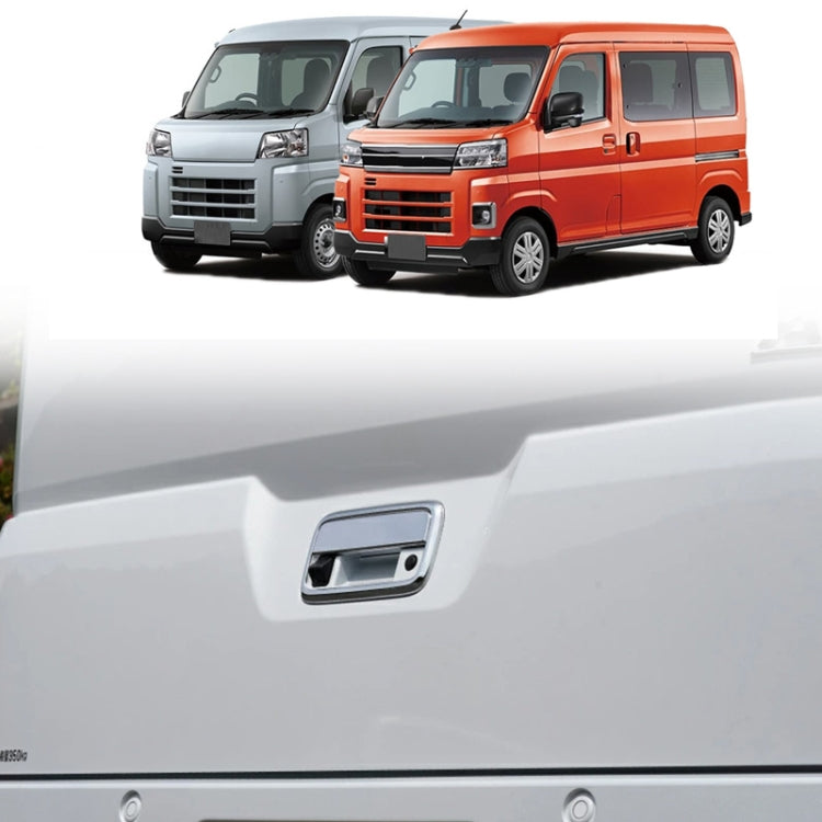For Daihatsu 2022 Atrai/Hijet Right Hand Drive Trunk Tailgate Handle Conversion(Carbon Fiber) - Decorative Strip by buy2fix | Online Shopping UK | buy2fix