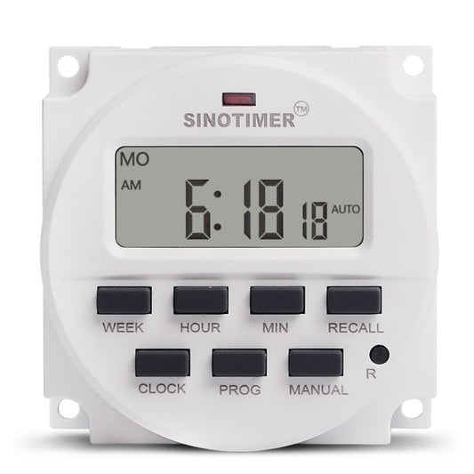 SINOTIMER TM618N-4 12V 7 Days Weekly Programmable Digital Electronic Timer Switch - Switch by SINOTIMER | Online Shopping UK | buy2fix