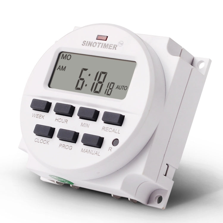 SINOTIMER TM618N-6V 7 Days Weekly Programmable Digital Electronic Timer Switch - Switch by SINOTIMER | Online Shopping UK | buy2fix