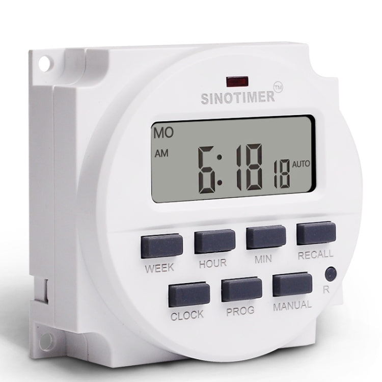 SINOTIMER TM618N-4 12V 7 Days Weekly Programmable Digital Electronic Timer Switch - Switch by SINOTIMER | Online Shopping UK | buy2fix