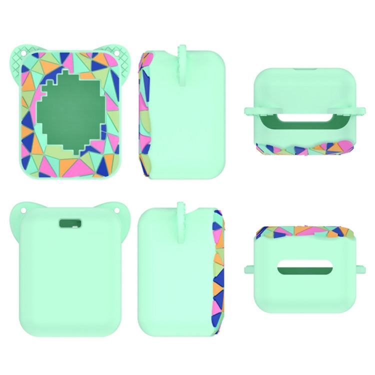 For Bitzee Magicals Digital Electronic Pet Gaming Machine Silicone Protective Cover(Mint Green) - Accessories by buy2fix | Online Shopping UK | buy2fix