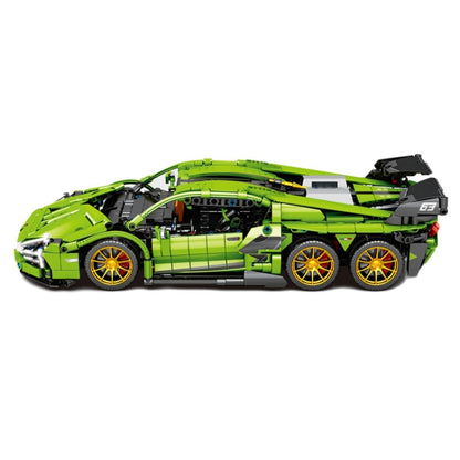 SEMBO 701001 1:14 Sports Racing Car Model Building Blocks Puzzle Assembly Children Toy - Building Blocks by SEMBO | Online Shopping UK | buy2fix