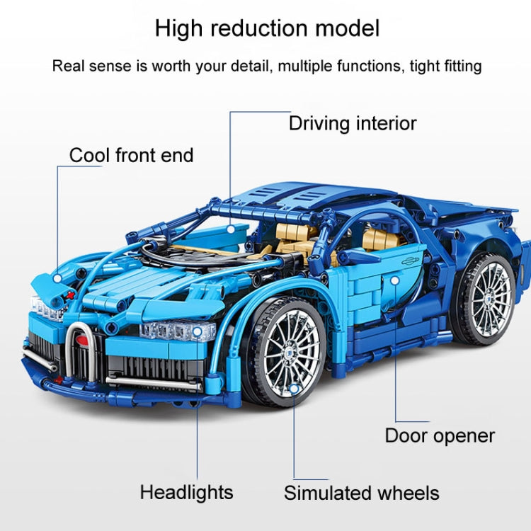 SEMBO 8554 1:14 Sports Racing Car Model Building Blocks Puzzle Assembly Children Toy - Building Blocks by SEMBO | Online Shopping UK | buy2fix