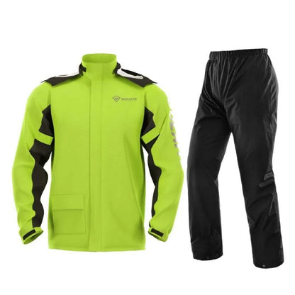 SULAITE Outdoor Motorcycle Riding Full Body Split Raincoat Suit, Size: XXL(Green) - Raincoat by SULAITE | Online Shopping UK | buy2fix