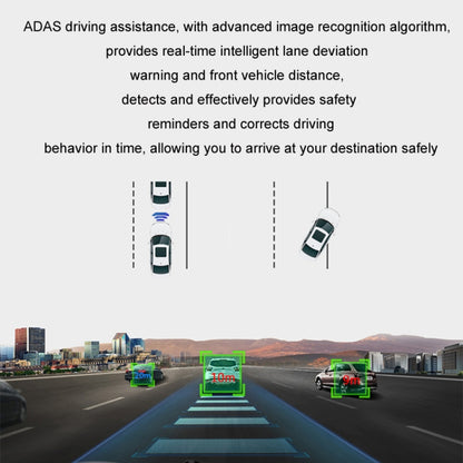 Android ADAS HD Night Vision 1080P USB Driving Recorder, Model: Dual Lens(16G Memory Card) - Car DVRs by buy2fix | Online Shopping UK | buy2fix