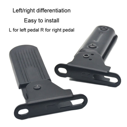 Electric Vehicle Folding Front Footrest Electric Moped Front Pedal, Model: 7cm Nylon - Others by buy2fix | Online Shopping UK | buy2fix