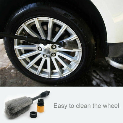 Wheel Hub Brush High Pressure Water-through Soft Bristle Cleaning Brush(40x6x6cm) - Car washing supplies by buy2fix | Online Shopping UK | buy2fix