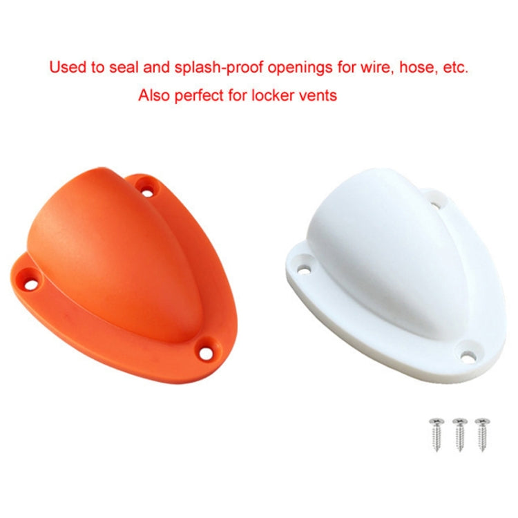 Marine Plastic Air Outlet Vents Water Outlet Cover Caps, Color: Small Orange - Marine Accessories & Parts by buy2fix | Online Shopping UK | buy2fix