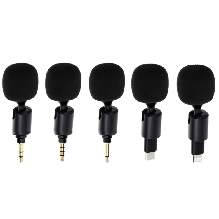 Mobile Phone Live Broadcast Microphone, Style: TYPE-C Straight Head Jerry Solution (Sponge Cover) - Microphone by buy2fix | Online Shopping UK | buy2fix