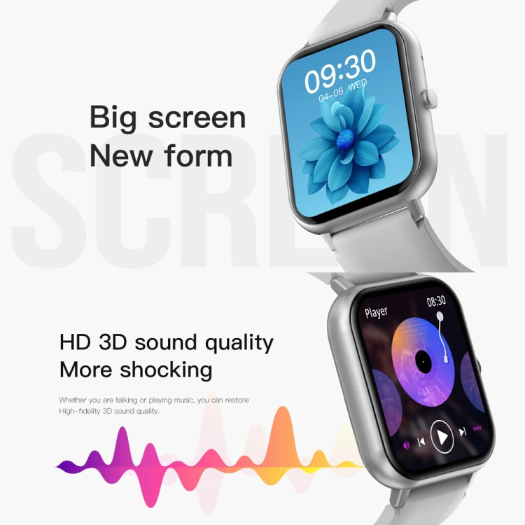 1.83 inch Touch Screen AI Voice Heart Rate / Blood Oxygen / Blood Pressure / Sleep Monitoring Bluetooth Smartwatch(Black) - Smart Watches by buy2fix | Online Shopping UK | buy2fix